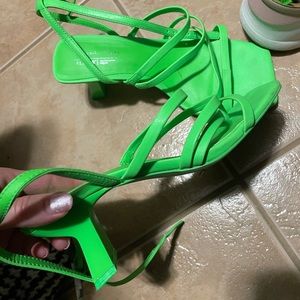 Neon Green sandals